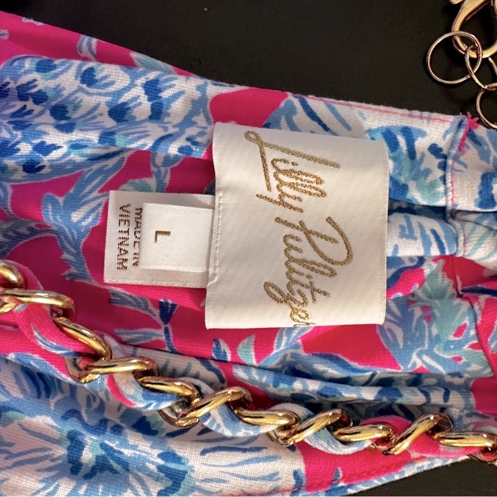 New Lilly Pulitzer Gracelyn Floral Halter Floral MIDI Dress NWOT Size Large - Picture 5 of 12